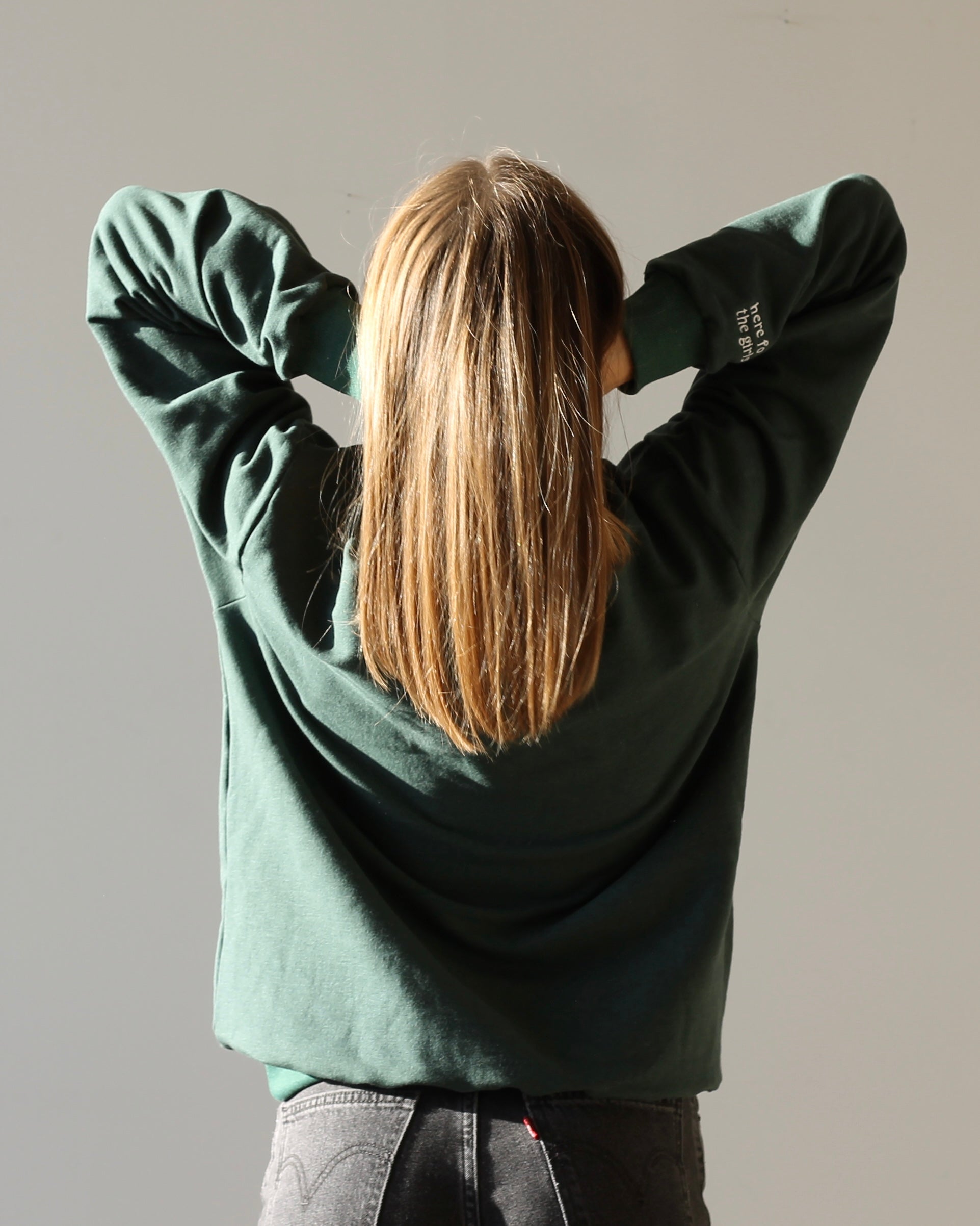 ONE-OF-A-KIND Forest Green Crewneck